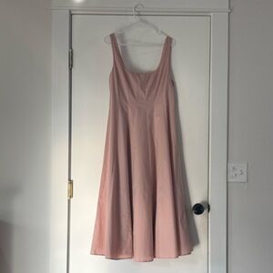 Wayf Blush Pink Midi Dress